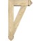 Ekena Millwork Traditional Arts and Crafts Rough Sawn Bracket w/ Offset Brace, Douglas Fir, 6"W x 18"D x 30"H BKT0604X18X30TRA03RDF - alternate 3